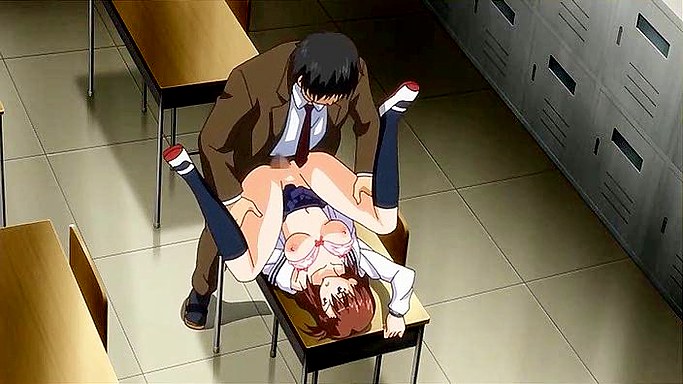 Anime schoolgirl loses virginity 