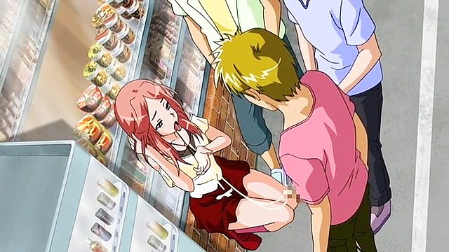 pretty hentai broad forced to eat hard dongs spunk 